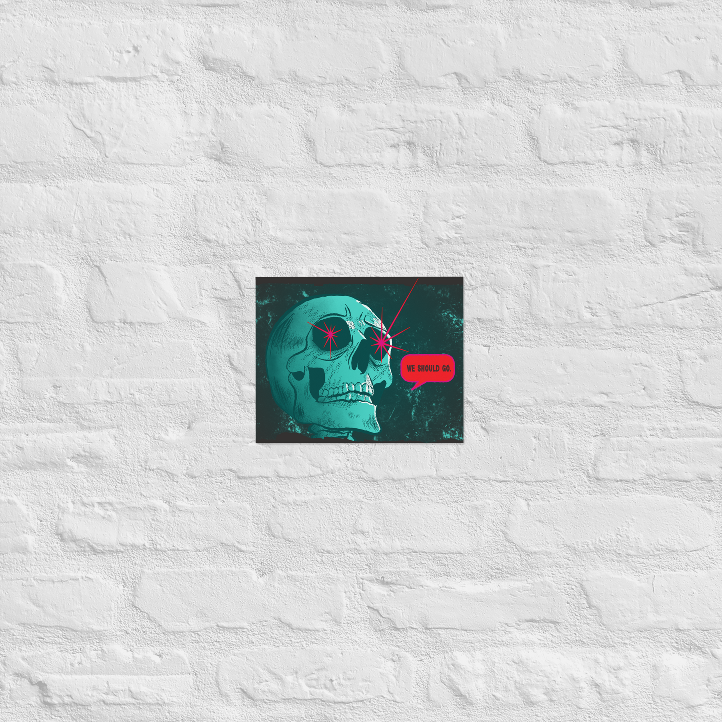 Nervous Skeleton 8x10 Poster