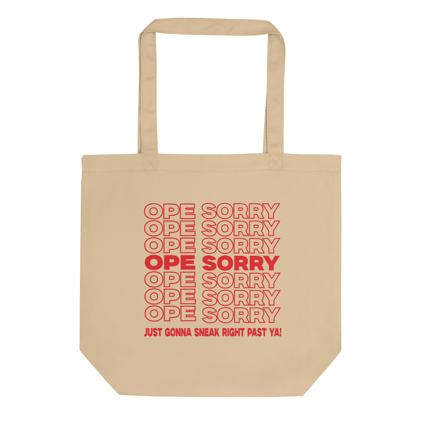 Ope! Canvas Tote Bag